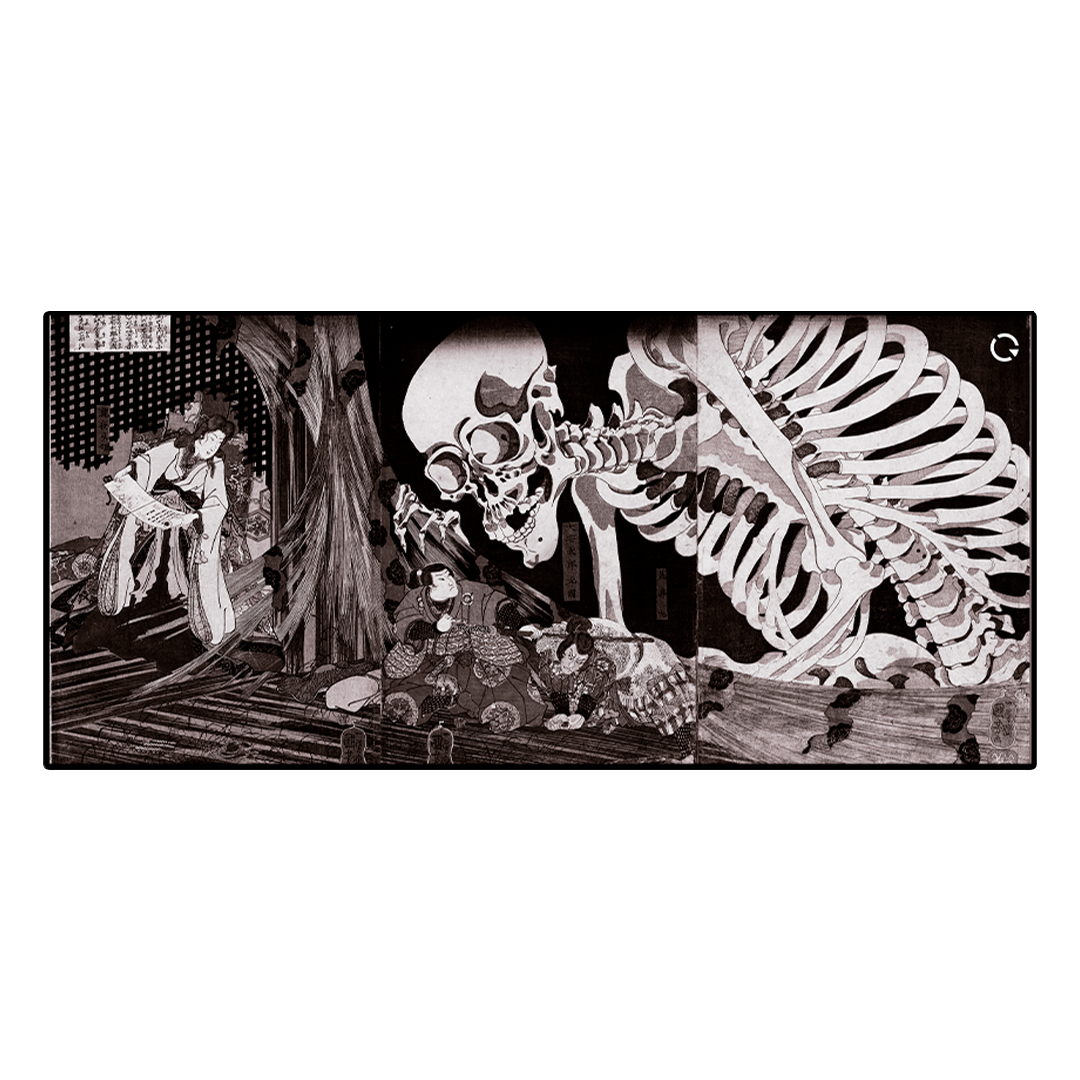 "Skeleton" por Kuniyoshi